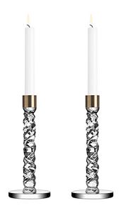 Picture of Orrefors Carat Candleholders - Large Gold