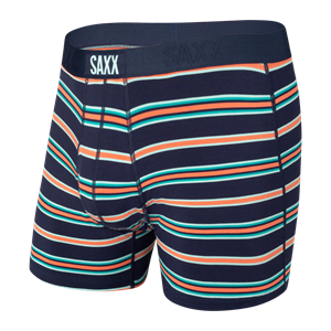 Picture of Saxx Ultra Boxer Briefs - Navy Vista Stripe