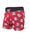 Picture of Saxx Vibe Boxer Brief - Red Snow Globes