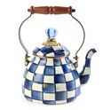 Picture of MacKenzie-Childs Royal Check Tea Kettle