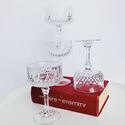 Picture of hd: Pair of Vintage Cut Crystal Coupe Glasses