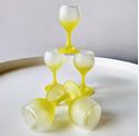 Picture of hd: Vintage Yellow Cordial Glasses