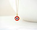 Picture of j: Red Evil Eye Necklace