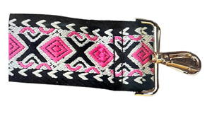 Picture of Ahdorned Purse Strap- Pink & Diamond