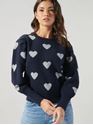Picture of Sweetheart Puff Sleeve Sweater