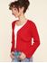 Picture of Red Button Front Cardigan