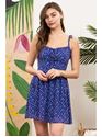 Picture of Blue Floral Mini Dress