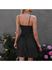 Picture of Black Tie Back Ruffle Dress