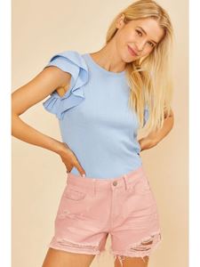 Picture of Frill Rib Knit Top